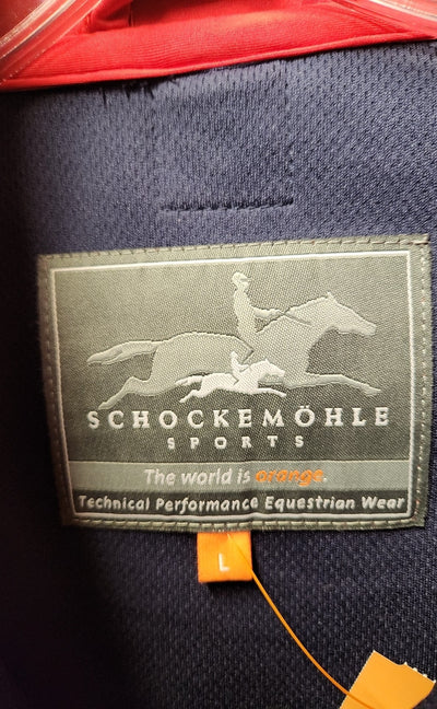 Schockemohle Sports Women's Size L Red & Blue Jacket