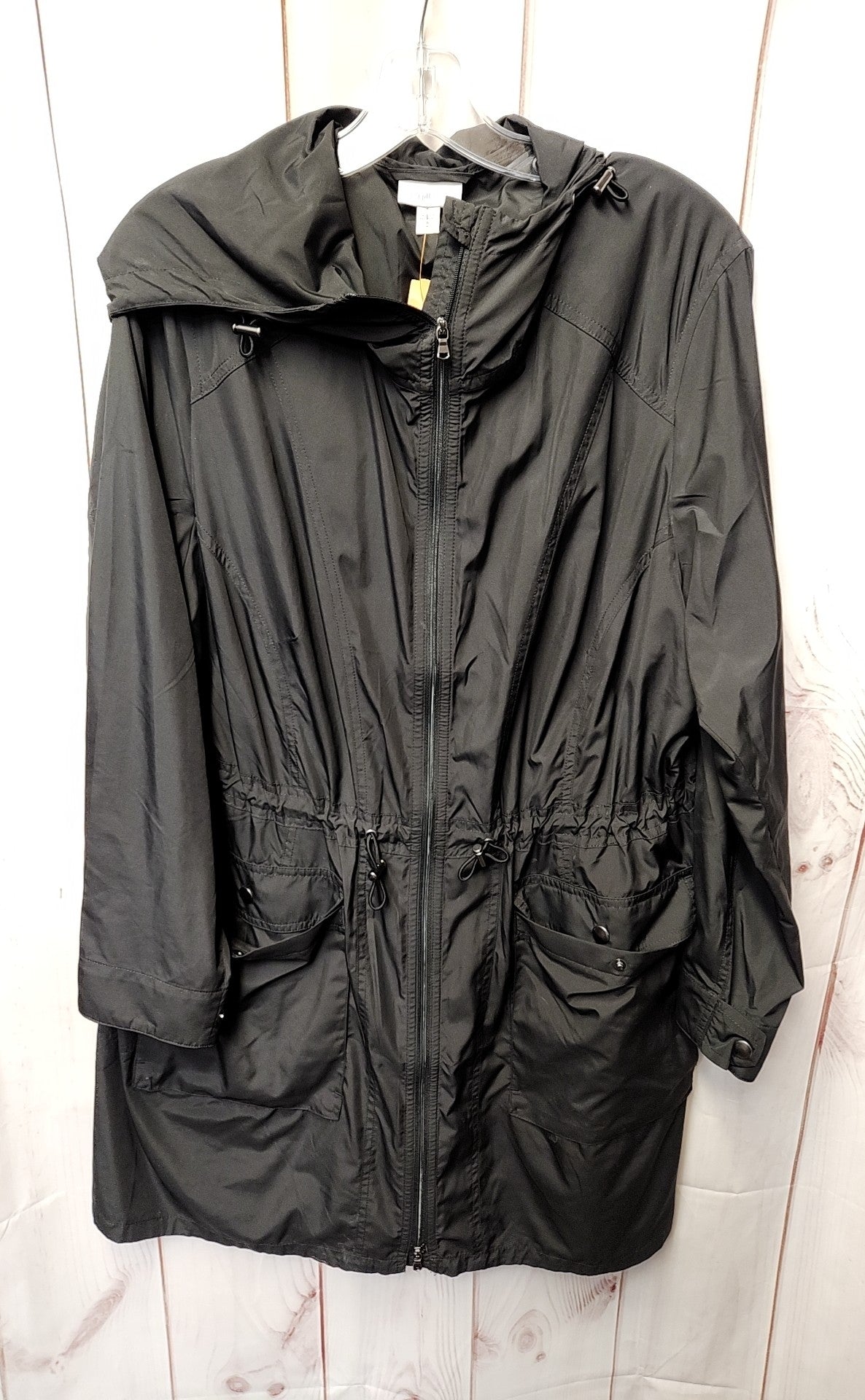 J Jill Women's Size 1X Black Coat