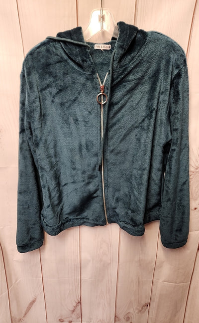 Fire & Fleur Women's Size M Teal Jacket