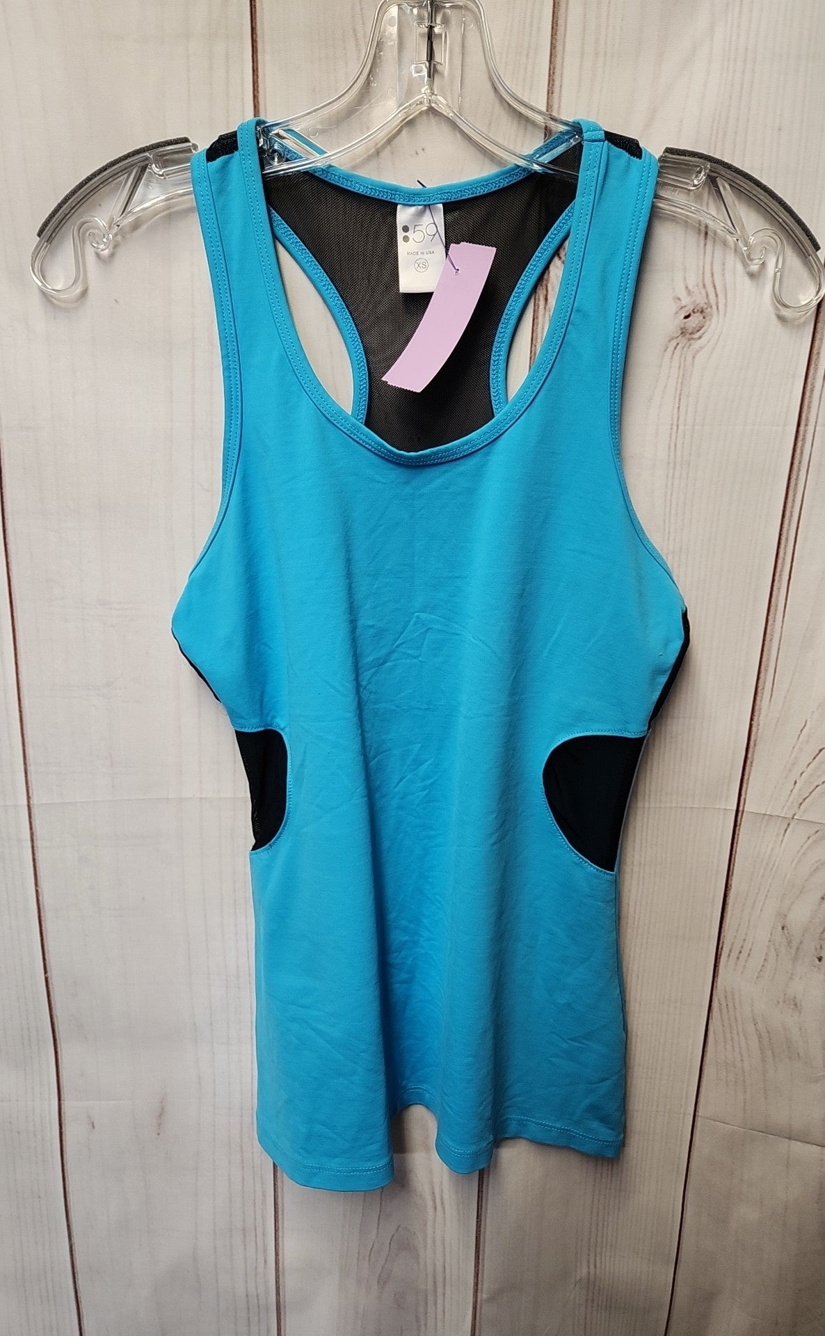Splits59 Women's Size XS Blue Sleeveless Top