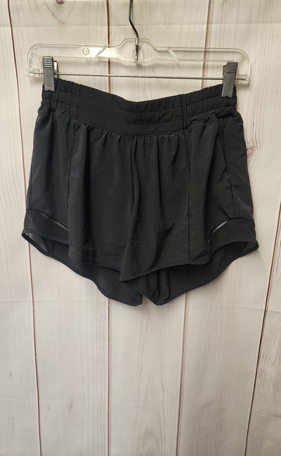 Lululemon Women's Size 6 Tall Black Active Shorts