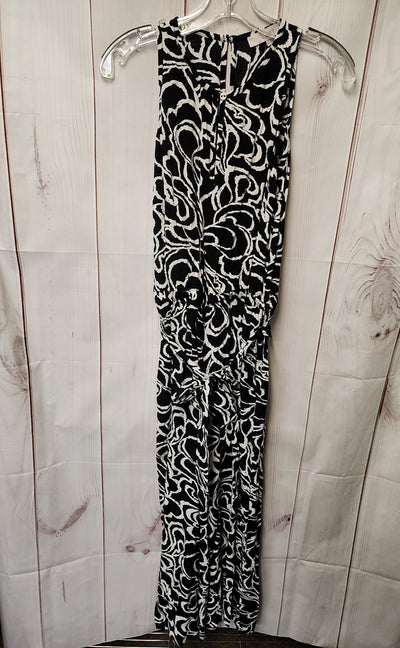 Loft Women's Size XXS Petite Black & White Jumpsuit