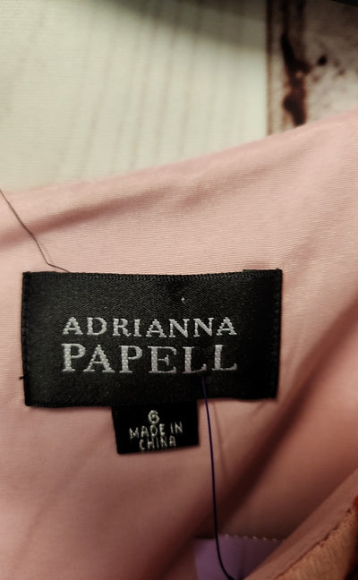 Adrianna Papell Women's Size 6 Pink Floral Dress