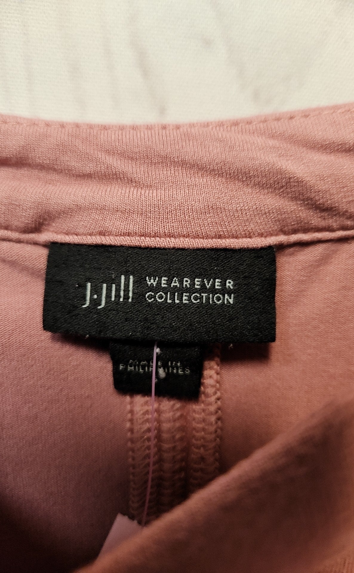 J Jill Wearever Collection Women's Size S Pink Short Sleeve Top