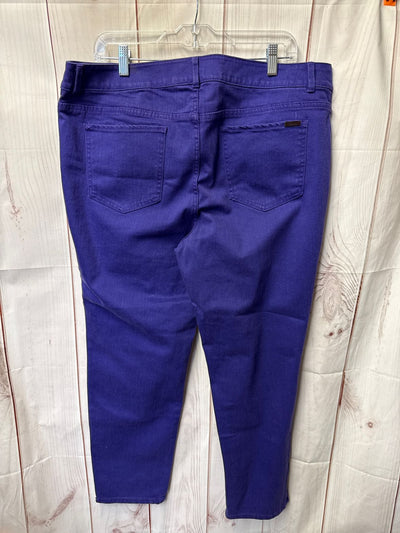 Chico's Women's Size 33 = US 16 Purple Jeans