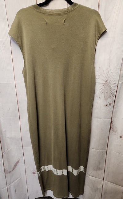 Raquel Allegra Women's Size 3 = L Olive Green Dress