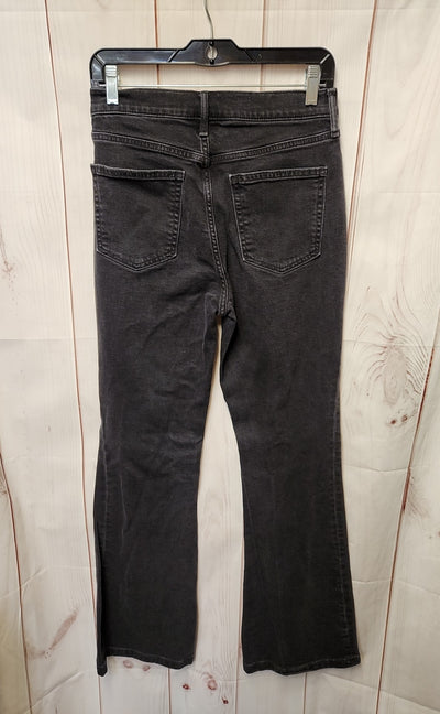 Gap Women's Size 28 (5-6) Black Jeans Flare High Rise