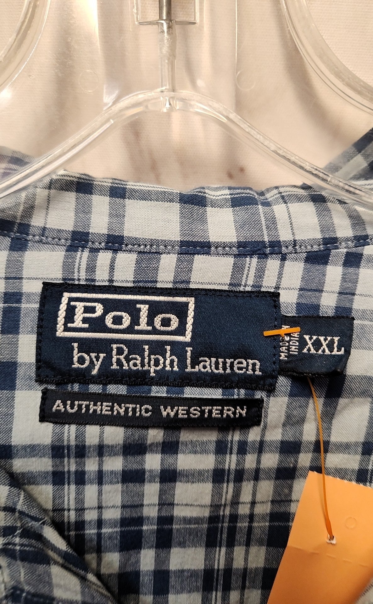 Polo by Ralph Lauren Men's Size XXL Blue Shirt