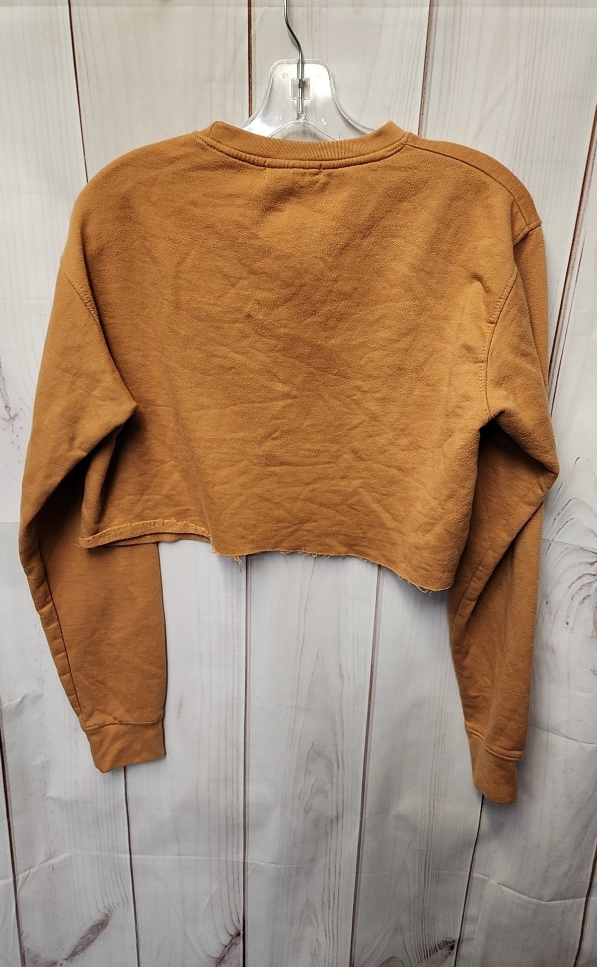 Boohoo Women's Size L Tan Sweatshirt