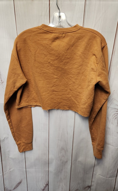 Boohoo Women's Size L Tan Sweatshirt