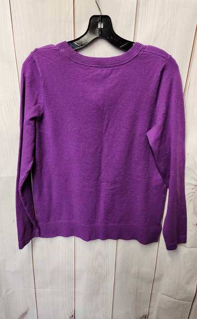 J Jill Women's Size S Purple Sweater
