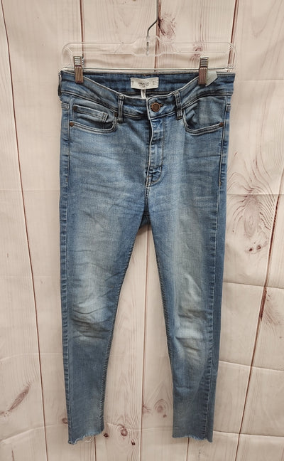 Mango Women's Size 28 (5-6) Soho Blue Jeans