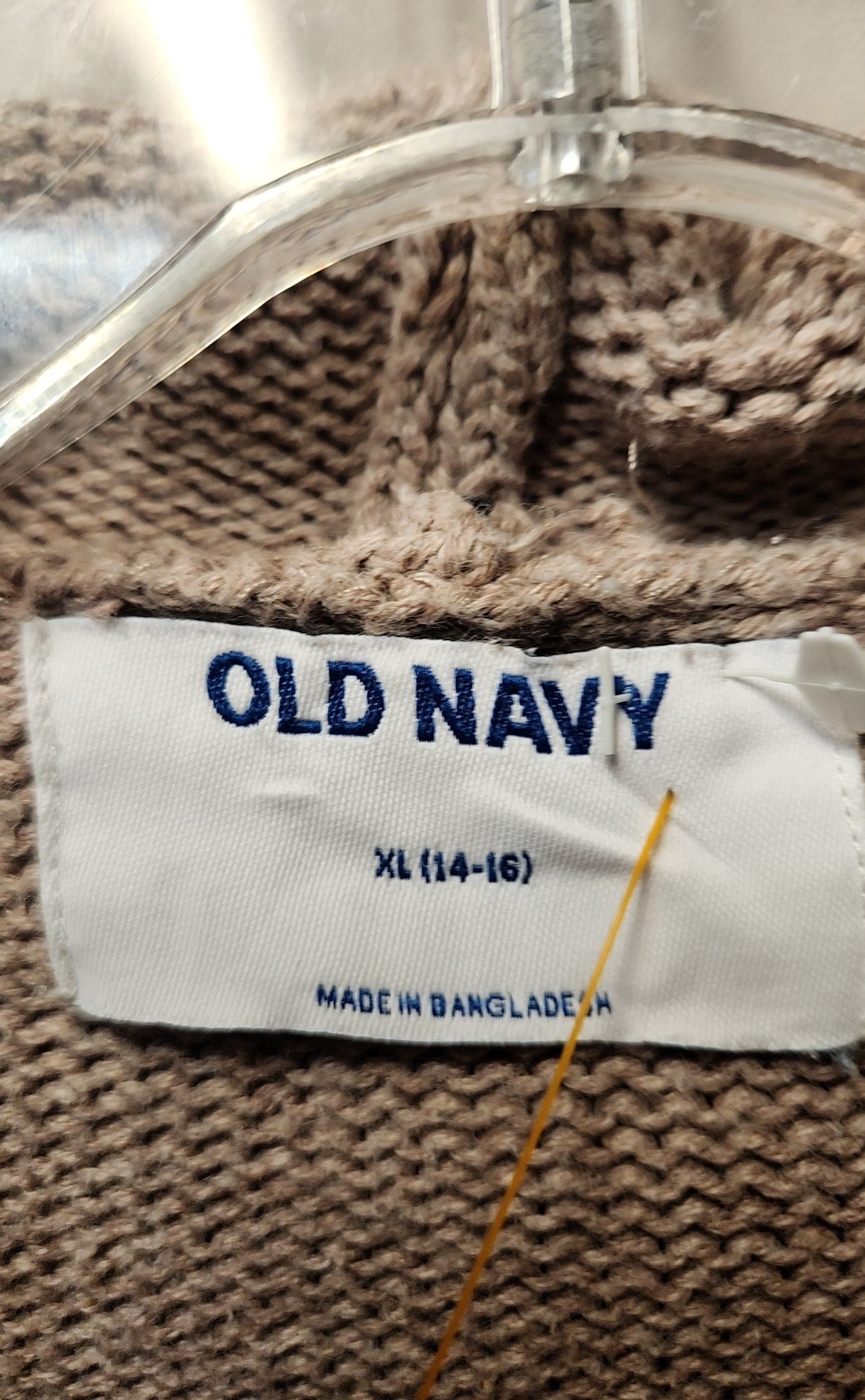 Old Navy Boy's Size 14/16 Brown Sweater