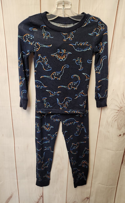 PJ Essentials Boy's Size 5 Navy Pajamas