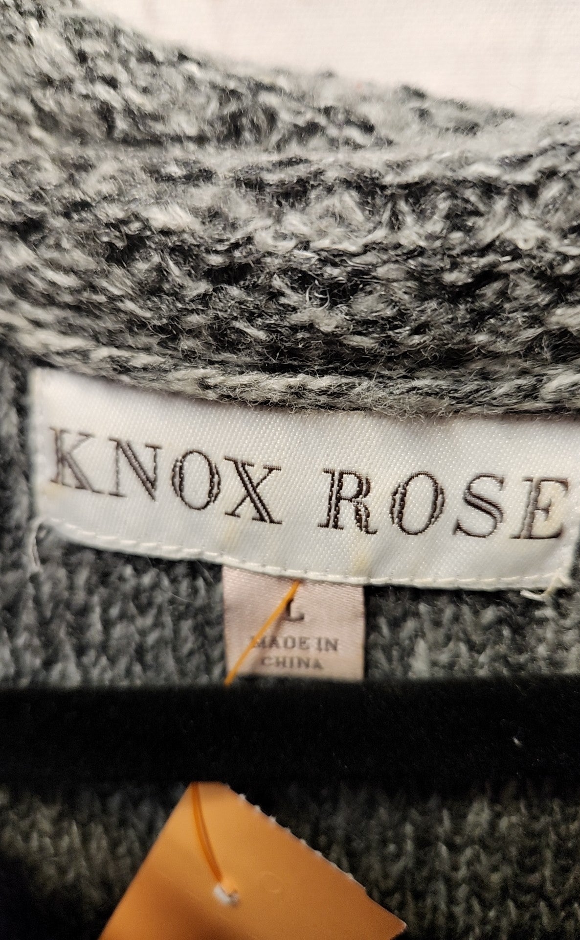 Knox Rose Women's Size L Gray Sweater