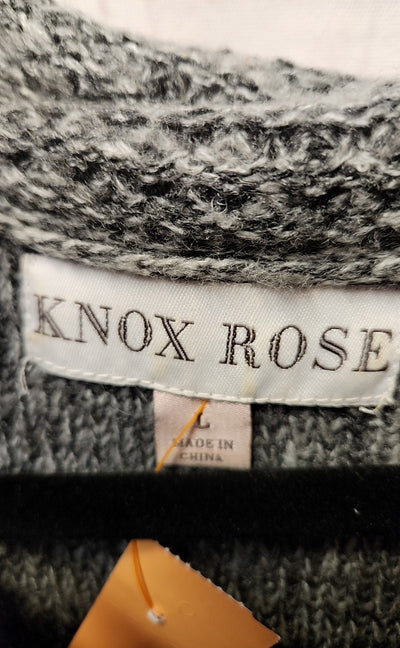 Knox Rose Women's Size L Gray Sweater