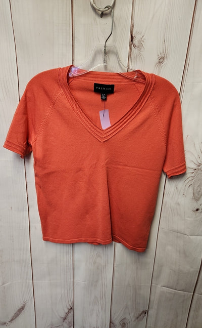 Premise Women's Size S Coral Short Sleeve Top