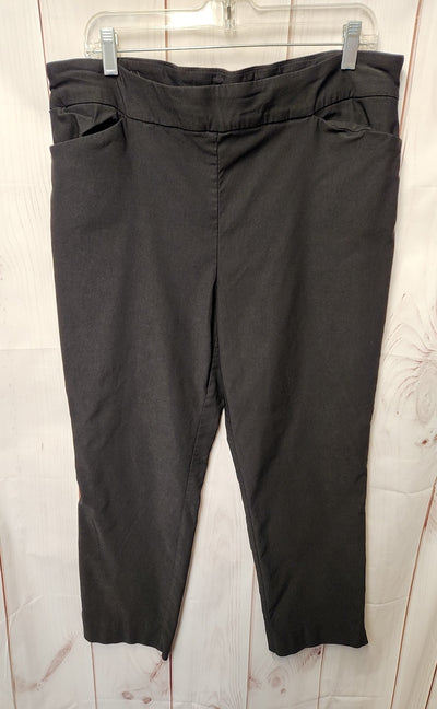 Hilary Radley Women's Size XL Black Pants