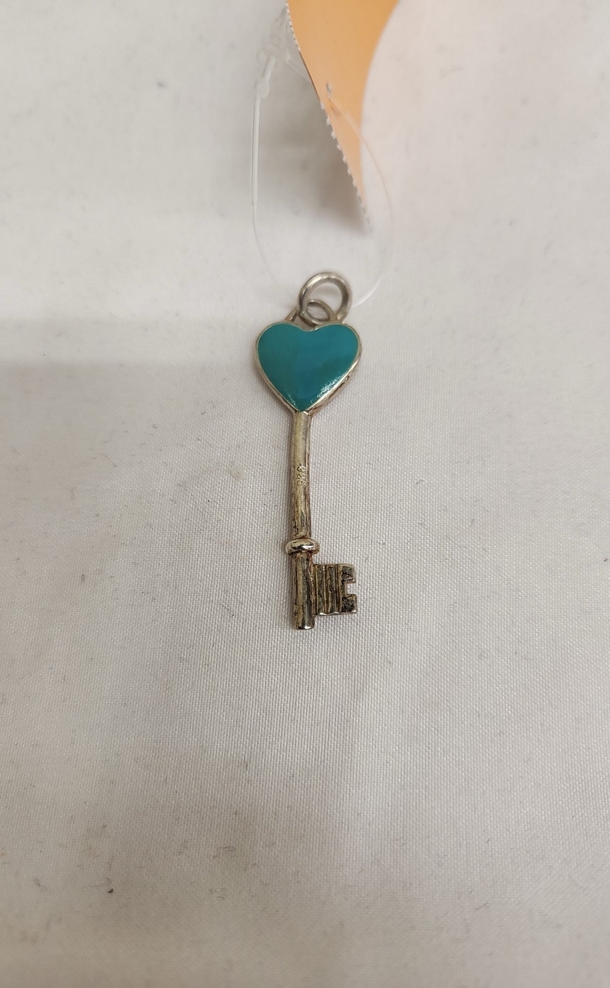 .925 Sterling Silver Key Pendant