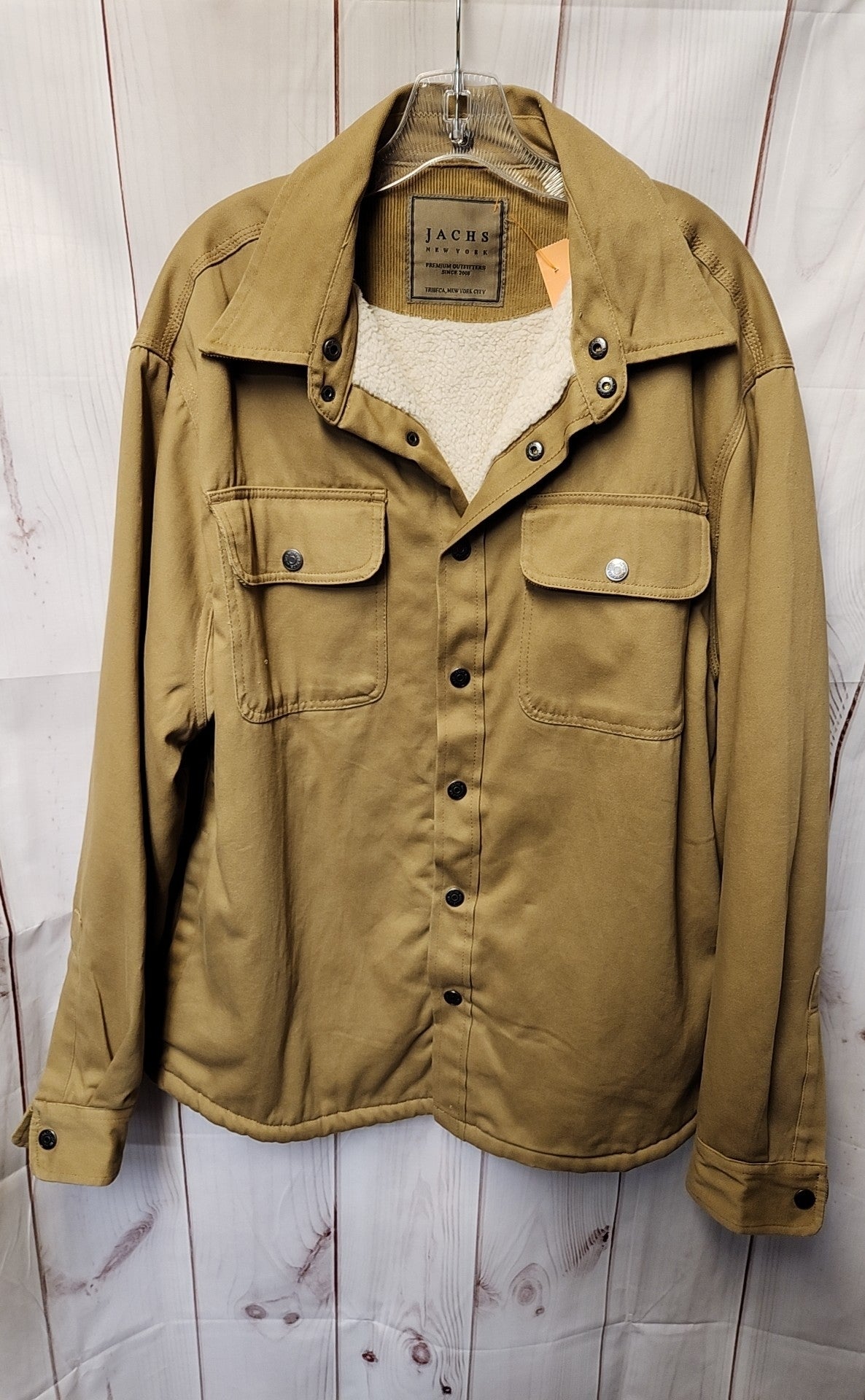 Jachs Men's Size XL Tan Jacket
