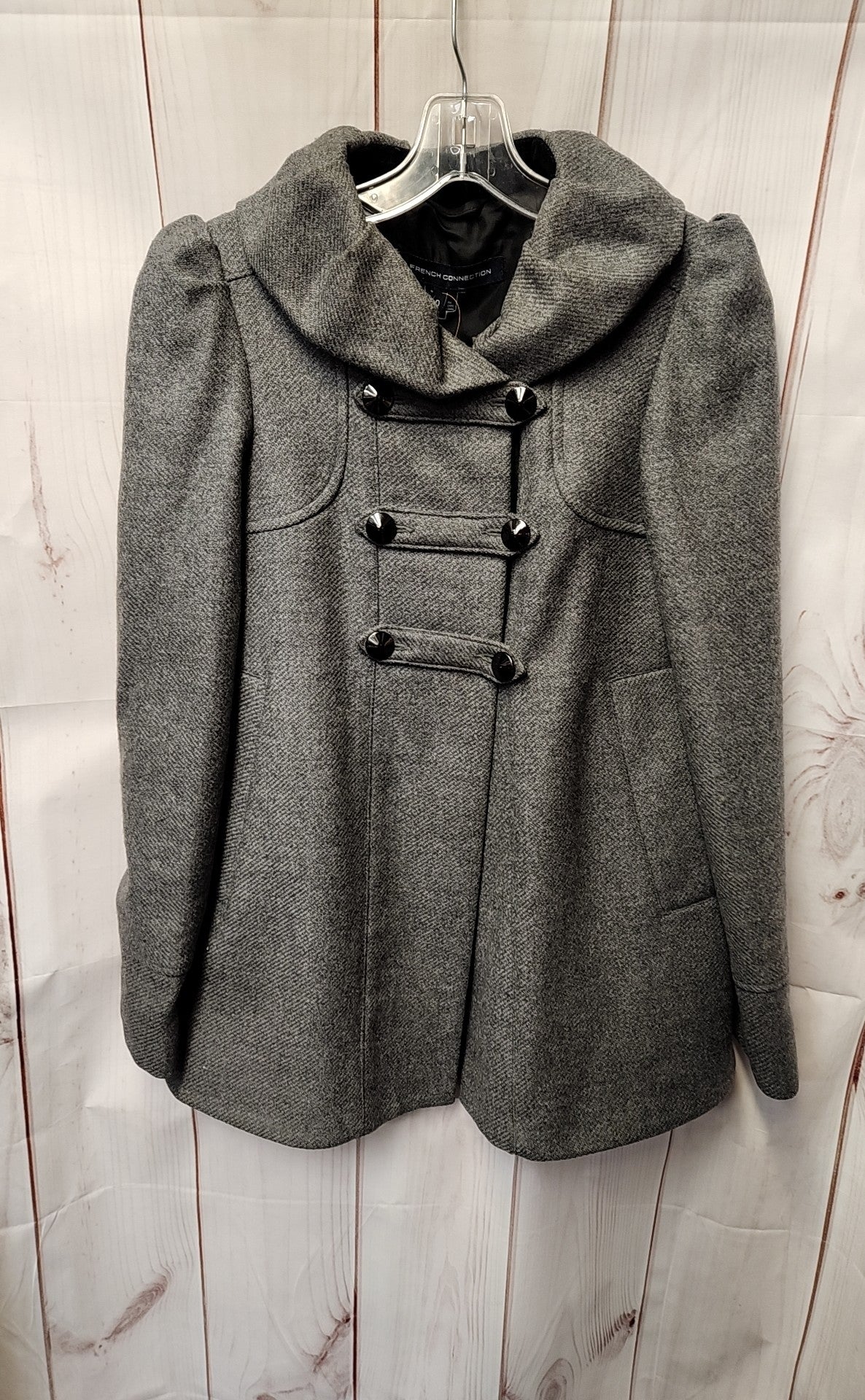 French Connection Women's Size 0 Gray Coat