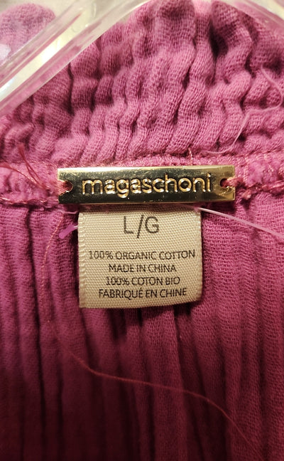 Magaschoni Women's Size L Pink Dress