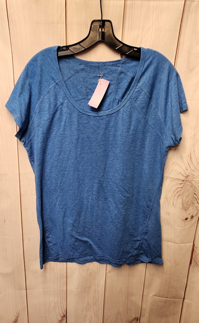Z by Zella Women's Size XL Blue Short Sleeve Top