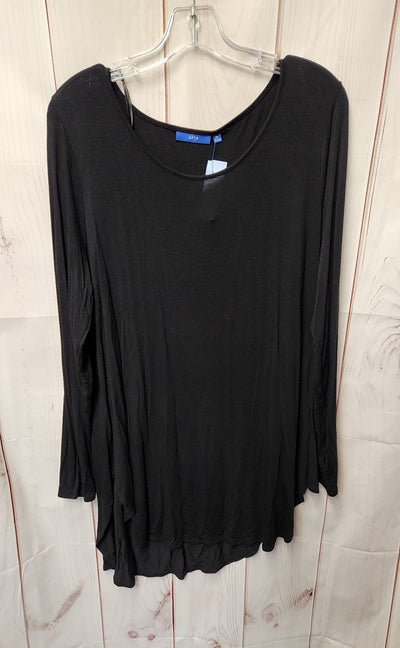 Apt 9 Women's Size XL Black Long Sleeve Top