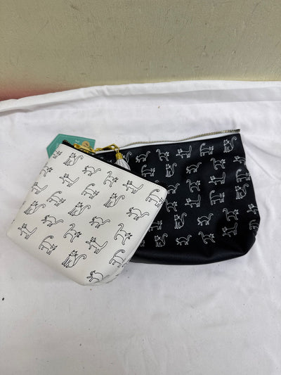 NWT OCS Designs Black & White Pouches