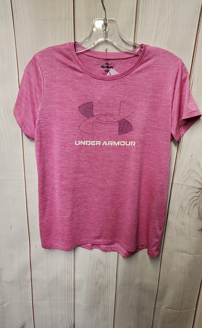 Under Armour Girl's Size 18/20 Pink Shirt