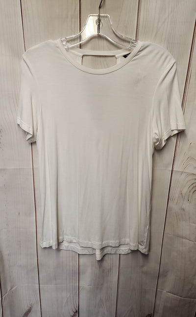 Nic & Zoe Women's Size S White Short Sleeve Top