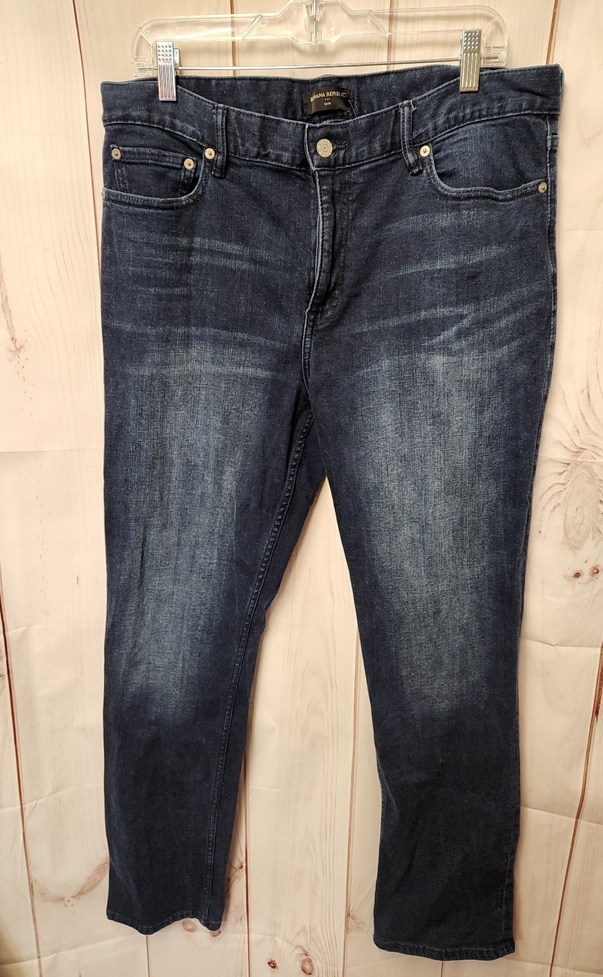 Banana Republic Men's Size 35x32 Blue Jeans Slim