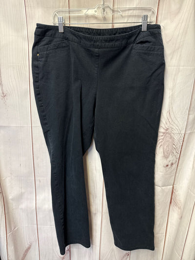 Chico's Women's Size 32 (13-14) Black Jeans So Slimming
