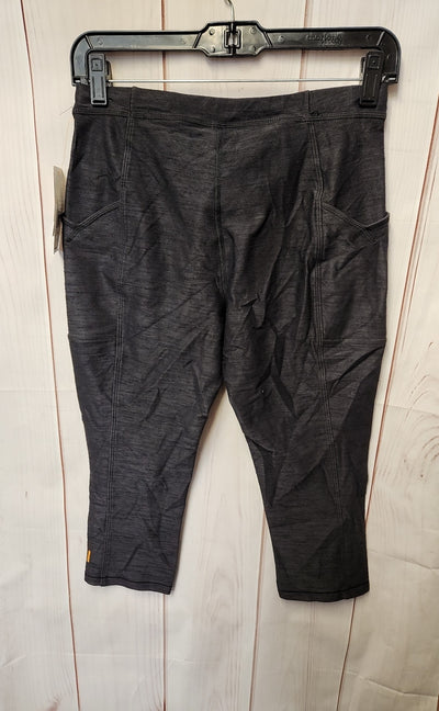 NWT Lucy Women's Size M Gray Active Capris
