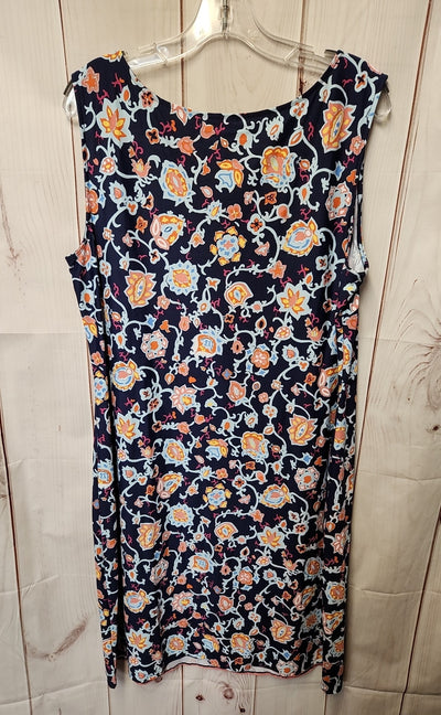 Talbots Women's Size XL Navy Dress