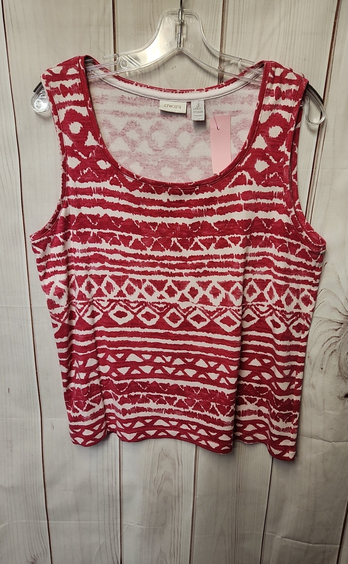 Chico's Women's Size 3 = US XL Pink Sleeveless Top