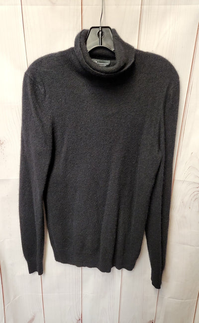 C by Bloomingdale's Women's Size L Black Cashmere Sweater