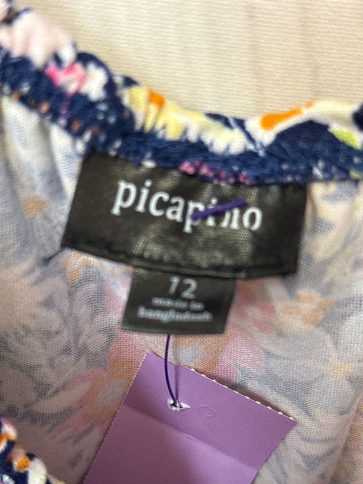 Picapino Girl's Size 12 Multi Jumpsuit