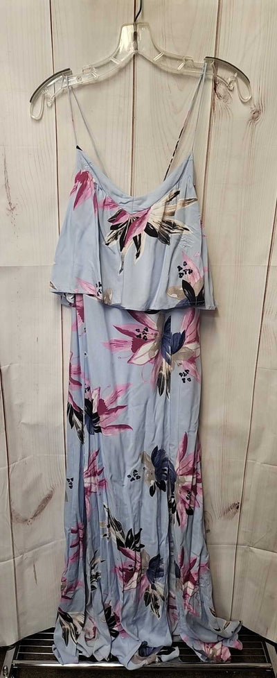 Oneill Women's Size S Blue Floral Dress
