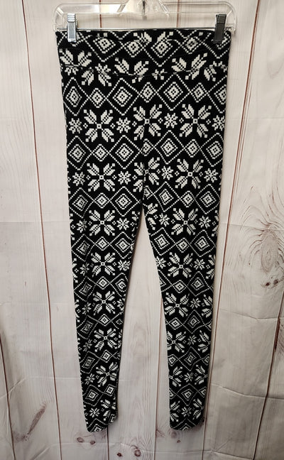 Cuddl Duds Women's Size S Black & White PJ Bottoms