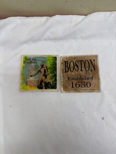 2PCS Boston Coasters