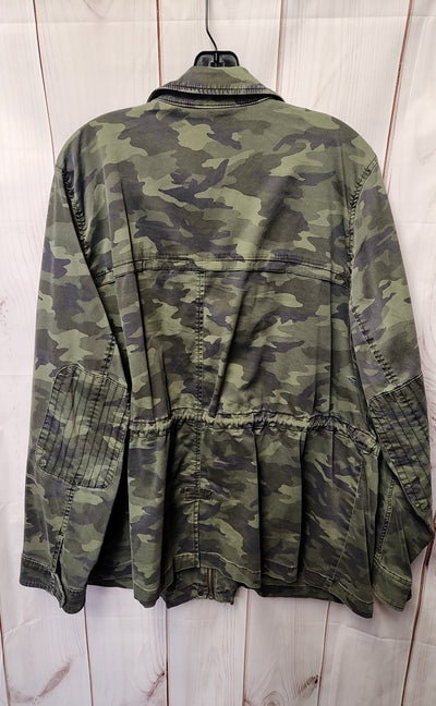 Lane Bryant Women's Size 2X Green Camo Jacket