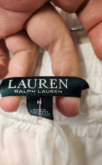 NWT Lauren by Ralph Lauren Women's Size M White Skirt