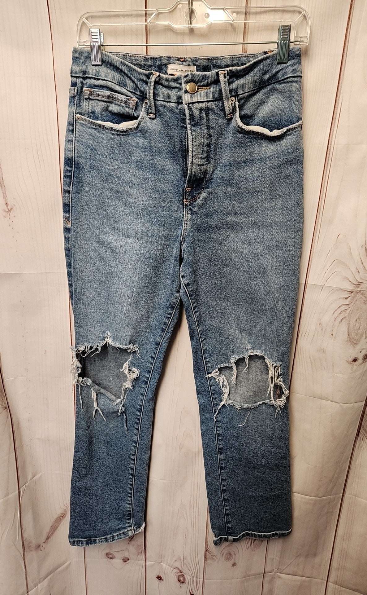 Good American Women's Size 28 (5-6) Blue Jeans