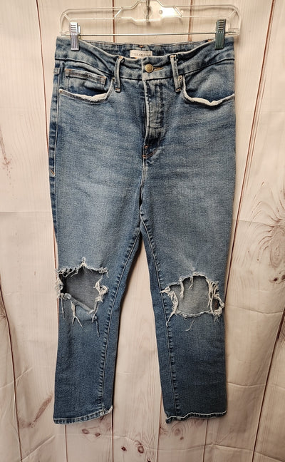 Good American Women's Size 28 (5-6) Blue Jeans