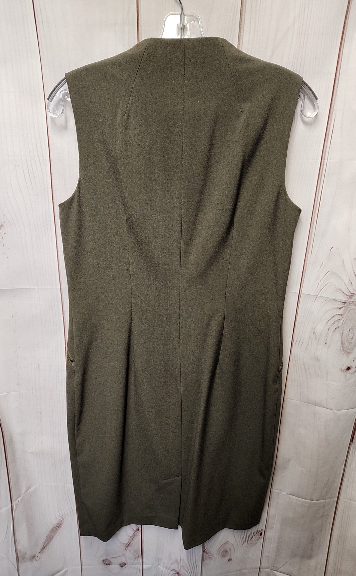 Calvin Klein Women's Size 8 Olive Green Dress