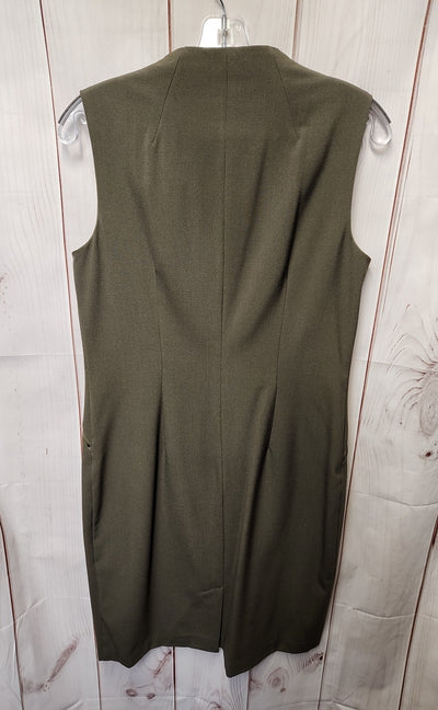 Calvin Klein Women's Size 8 Olive Green Dress