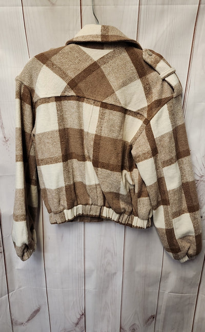 Dolan Women's Size XS White & Tan Jacket