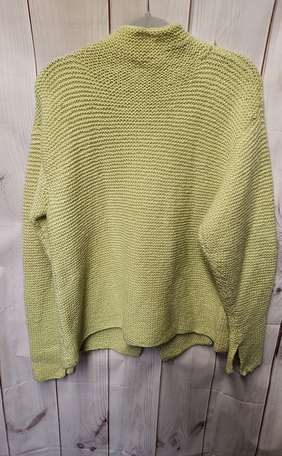 Handmade Women's Size L Green Cardigan