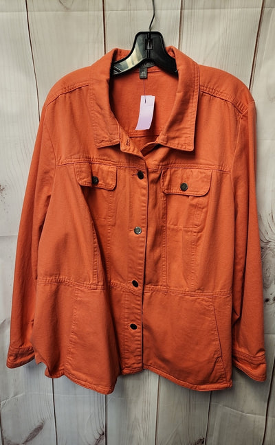 Jessica London Women's Size 24 Coral Jacket
